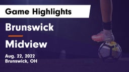 Brunswick  vs Midview  Game Highlights - Aug. 22, 2022