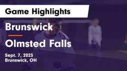 Brunswick  vs Olmsted Falls  Game Highlights - Sept. 7, 2023