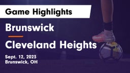 Brunswick  vs Cleveland Heights  Game Highlights - Sept. 12, 2023
