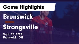 Brunswick  vs Strongsville  Game Highlights - Sept. 25, 2023
