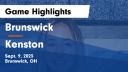 Brunswick  vs Kenston  Game Highlights - Sept. 9, 2023
