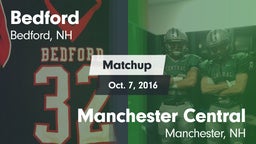 Matchup: Bedford  vs. Manchester Central  2016
