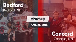 Matchup: Bedford  vs. Concord  2016