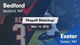 Matchup: Bedford  vs. Exeter  2016