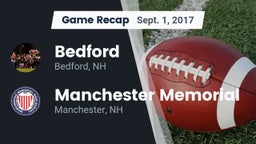 Recap: Bedford  vs. Manchester Memorial  2017