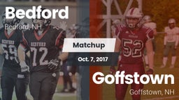 Matchup: Bedford  vs. Goffstown  2017