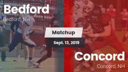 Matchup: Bedford  vs. Concord  2019