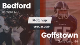 Matchup: Bedford  vs. Goffstown  2019