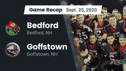 Recap: Bedford  vs. Goffstown  2020
