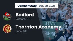 Recap: Bedford  vs. Thornton Academy 2023