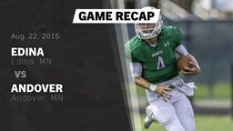 Recap: Edina  vs. Andover  2015