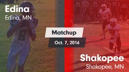 Matchup: Edina  vs. Shakopee  2016