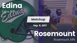 Matchup: Edina  vs. Rosemount  2017