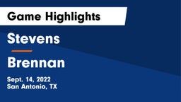 Stevens  vs Brennan  Game Highlights - Sept. 14, 2022
