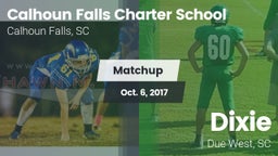 Matchup: Calhoun Falls Charte vs. Dixie  2017