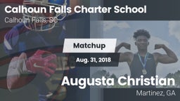 Matchup: Calhoun Falls Charte vs. Augusta Christian  2018