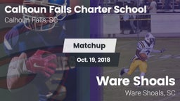 Matchup: Calhoun Falls Charte vs. Ware Shoals  2018
