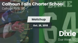 Matchup: Calhoun Falls Charte vs. Dixie  2018