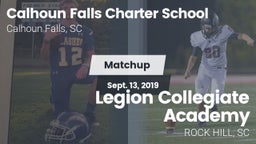 Matchup: Calhoun Falls Charte vs. Legion Collegiate Academy 2019