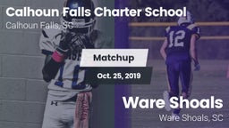 Matchup: Calhoun Falls Charte vs. Ware Shoals  2019