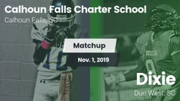 Matchup: Calhoun Falls Charte vs. Dixie  2019