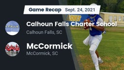 Recap: Calhoun Falls Charter School vs. McCormick  2021