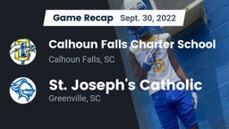 Recap: Calhoun Falls Charter School vs. St. Joseph's Catholic  2022