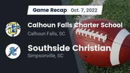 Recap: Calhoun Falls Charter School vs. Southside Christian  2022