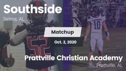 Matchup: Southside High Schoo vs. Prattville Christian Academy  2020