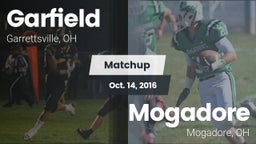 Matchup: Garfield  vs. Mogadore  2016