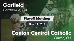 Matchup: Garfield  vs. Canton Central Catholic  2016