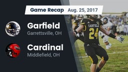 Recap: Garfield  vs. Cardinal  2017