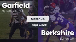 Matchup: Garfield  vs. Berkshire  2018