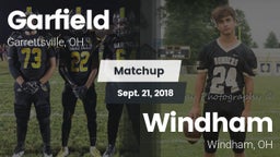 Matchup: Garfield  vs. Windham  2018