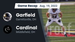 Recap: Garfield  vs. Cardinal  2022