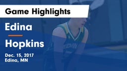 Edina  vs Hopkins  Game Highlights - Dec. 15, 2017