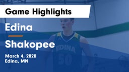 Edina  vs Shakopee  Game Highlights - March 4, 2020