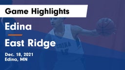 Edina  vs East Ridge  Game Highlights - Dec. 18, 2021