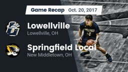 Recap: Lowellville  vs. Springfield Local  2017