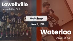 Matchup: Lowellville High Sch vs. Waterloo  2019