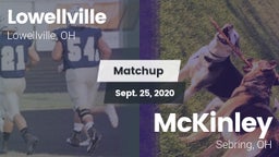 Matchup: Lowellville High Sch vs. McKinley  2020
