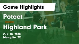 Poteet  vs Highland Park  Game Highlights - Oct. 20, 2020