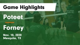 Poteet  vs Forney  Game Highlights - Nov. 10, 2020
