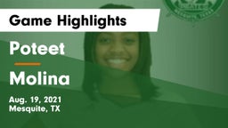 Poteet  vs Molina  Game Highlights - Aug. 19, 2021