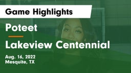 Poteet  vs Lakeview Centennial  Game Highlights - Aug. 16, 2022
