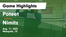 Poteet  vs Nimitz  Game Highlights - Aug. 11, 2023