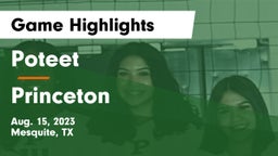 Poteet  vs Princeton  Game Highlights - Aug. 15, 2023