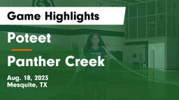 Poteet  vs Panther Creek  Game Highlights - Aug. 18, 2023