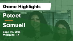 Poteet  vs Samuell  Game Highlights - Sept. 29, 2023