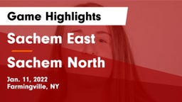 Sachem East  vs Sachem North  Game Highlights - Jan. 11, 2022